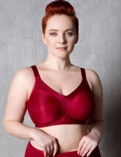Бюстгальтер мягкий без косточек Sermija LIZE 180-19-L / 181-19-L красная румба, Цвет: красная румба, Размеры: 80C, изображение 2