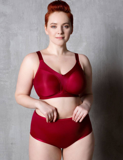 Бюстгальтер мягкий без косточек Sermija LIZE 180-19-L / 181-19-L красная румба, Цвет: красная румба, Размеры: 80C, изображение 5