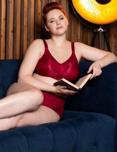 Бюстгальтер мягкий без косточек Sermija LIZE 180-19-L / 181-19-L красная румба, Цвет: красная румба, Размеры: 80C, изображение 6