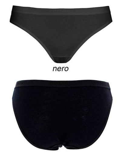 Набор трусов слипов Cotonella 8125 INTIMO NATURALE nero (2 шт), Цвет: nero (черный), Размеры: XL, изображение 2