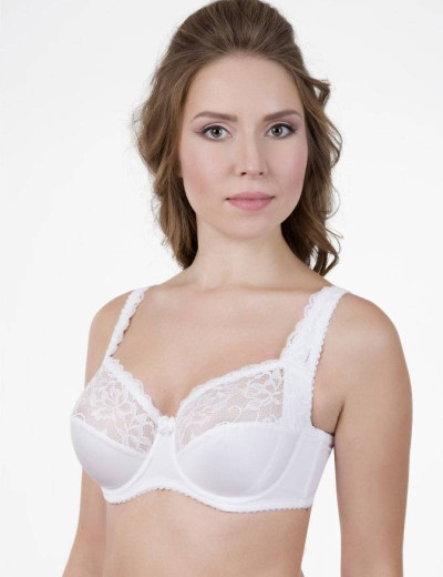 Бюстгальтер мягкий с подкроем Elli 1010 белый, Цвет: белый, Размеры: 85C, изображение 2