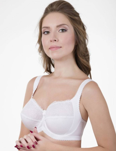 Бюстгальтер мягкий с подкроем Elli 3080 белый, Цвет: белый, Размеры: 90I, изображение 3
