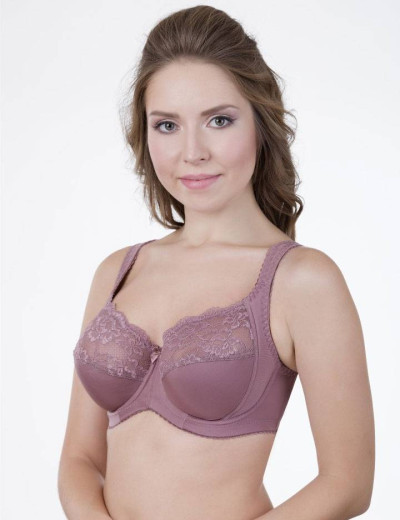 Бюстгальтер мягкий с подкроем Elli 3080 кофейно-розовый, Цвет: кофейно-розовый, Размеры: 75F, изображение 2