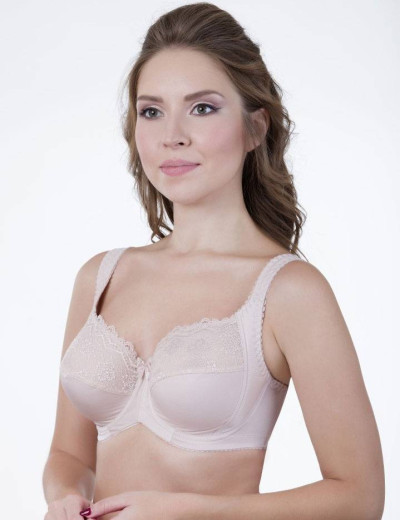 Бюстгальтер мягкий с подкроем Elli 3080 серебристый пион, Цвет: серебристый пион, Размеры: 90I, изображение 3