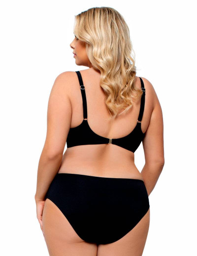 Раздельный купальник с мягкой чашкой Lorin L3079/1 BIG черный, Цвет: черный, Размеры: 90G, изображение 2