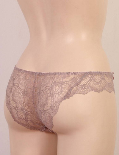 Кружевные трусы бразилиана Orhideja CHINCHILA 291-090 бежево-розовый, Цвет: бежево-розовый, Размеры: M, изображение 2