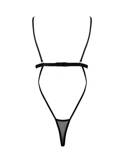 Соблазнительное боди Passion DIABOLINA BODY, Цвет: черный, Размеры: 2XL/3XL, изображение 4