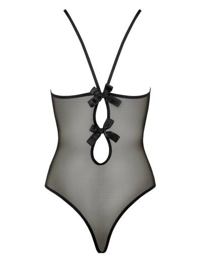 Соблазнительное боди Passion MELANIA BODY, Цвет: черный, Размеры: S/M, изображение 4