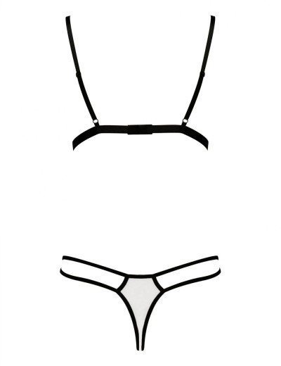 Сексуальный комплект Passion ORIHIME SET, Цвет: белый, Размеры: 2XL/3XL, изображение 4