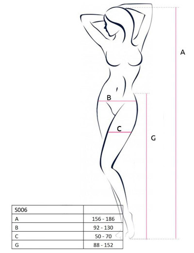 Сексуальные колготки Passion S 006 red, Цвет: красный, Размеры: S/M, изображение 3