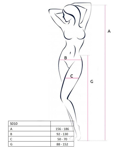 Сексуальные колготки Passion S 010 white, Цвет: белый, Размеры: UN, изображение 3