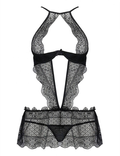 Сексуальная сорочка Passion YONA CHEMISE, Цвет: черный, Размеры: L/XL, изображение 3