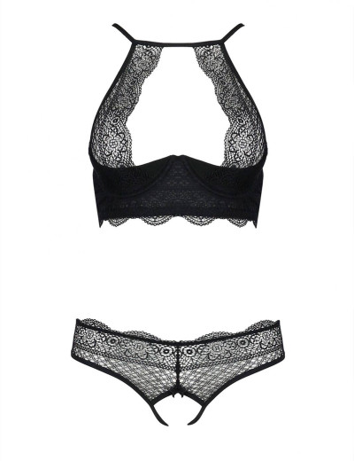 Сексуальный комплект Passion YONA SET, Цвет: черный, Размеры: L/XL, изображение 3