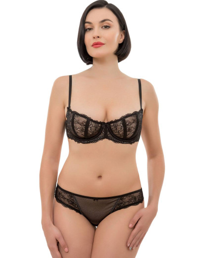 Трусы бразилиана Primaverina AMELIA PN-217 черный, Цвет: черный, Размеры: XL, изображение 3 Трусы бразилиана Primaverina AMELIA PN-217 черный, Цвет: черный, Размеры: XL, изображение 3