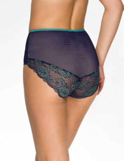 Высокие трусы слипы Alles PARADISE FIGI CLASSIC, Цвет: темно-синий, Размеры: M, изображение 2