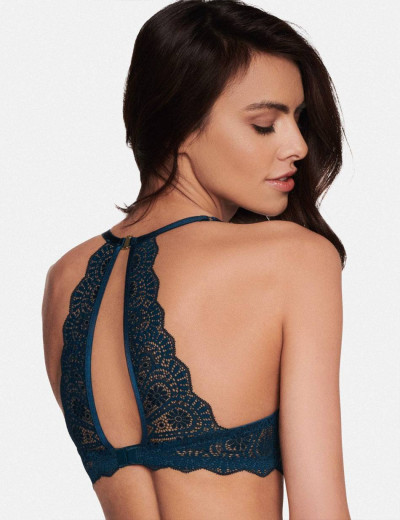 Бюстгальтер пуш-ап с кружевной спинкой Esotiq 38484 MELIA морская волна, Цвет: морская волна, Размеры: 80D, изображение 2