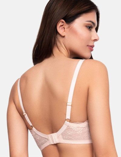 Бюстгальтер балконет Esotiq 38814 ROSINE пудровый, Цвет: пудровый, Размеры: 75G, изображение 2