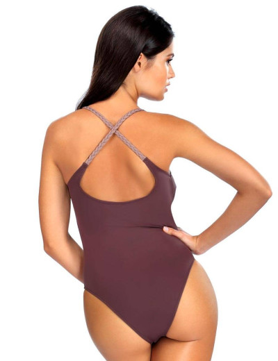 Слитный купальник Lorin L4424/1 какао, Цвет: какао, Размеры: M, изображение 2