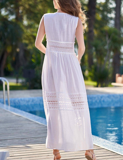 Пляжный сарафан из хлопка Mia-Amore ARGENTINA 1381, Цвет: белый, Размеры: S, изображение 2