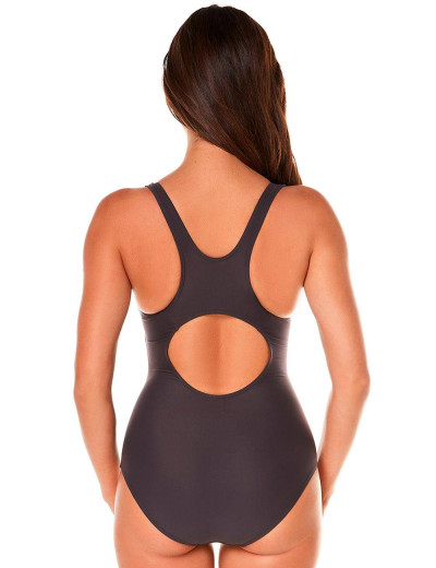 Закрытый спортивный купальник Ewlon K.8052_954, Цвет: серый, Размеры: S, изображение 2