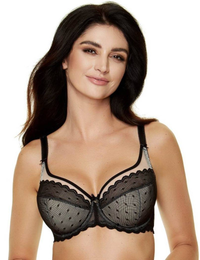 Бюстгальтер полумягкий Gorteks FARGO B3 PU, Цвет: черный, Размеры: 95G, изображение 2