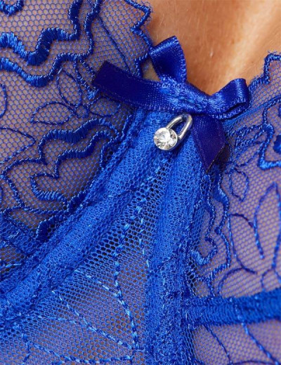 Бюстгальтер мягкий Gorteks PAMELA B2 M сапфир, Цвет: сапфир, Размеры: 95C, изображение 3