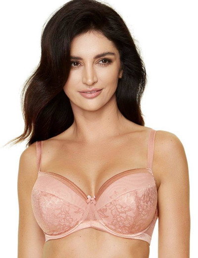 Бюстгальтер балконет Gorteks PORTO B4 U, Цвет: пудра, Размеры: 95E, изображение 2