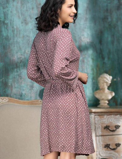 Халат кимоно Mia-Amore COFFEE 1603, Цвет: кофейный, Размеры: S/M, изображение 2