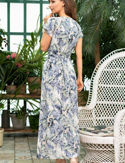 Платье-халат из тканой вискозы Mia-Amore MADEIRA 6978, Цвет: мультиколор, Размеры: 2XL, изображение 2