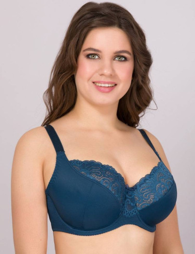 Бюстгальтер мягкий Milavitsa 102830 / 112830 cиний топаз, Цвет: cиний топаз, Размеры: 75E, изображение 6