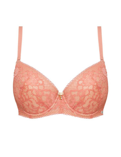 Бюстгальтер полумягкий Nipplex GRETA PU, Цвет: коралл, Размеры: 80E, изображение 4