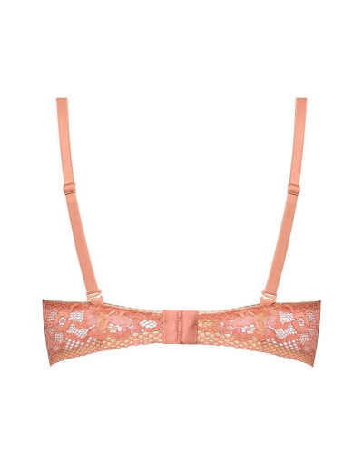 Бюстгальтер балконет двойной пуш-ап без косточек Nipplex GRETA SUPER P-UP, Цвет: коралл, Размеры: 70F, изображение 4 Бюстгальтер балконет двойной пуш-ап без косточек Nipplex GRETA SUPER P-UP, Цвет: коралл, Размеры: 70F, изображение 4