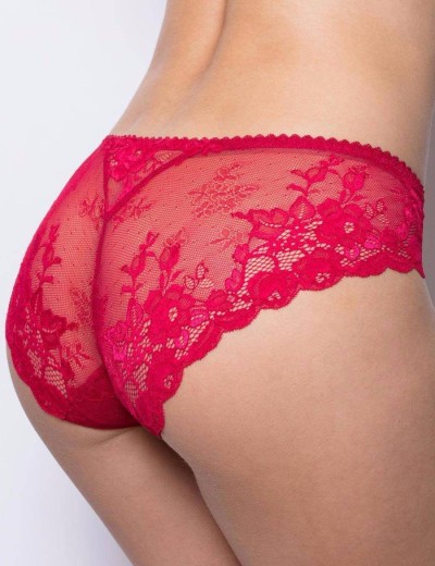 Кружевные трусы слипы Orhideja 710-250 тёмно-алая роза, Цвет: тёмно-алая роза, Размеры: 3XL, изображение 2