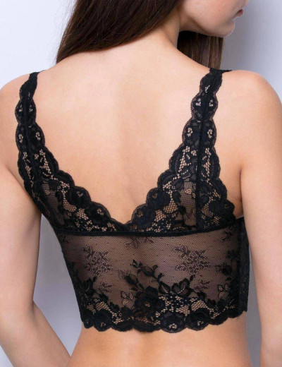 Кружевной бралетт Orhideja 817-250 черный, Цвет: черный, Размеры: 75D, изображение 2