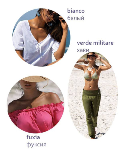 Платье для пляжа хлопок Sielei TL54, Цвета: verde militare, Размеры: S, изображение 2