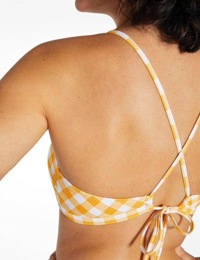 Раздельный купальник-бралетт Ysabel Mora 81626, Цвет: желтый/белый, Размеры: 70B, изображение 4