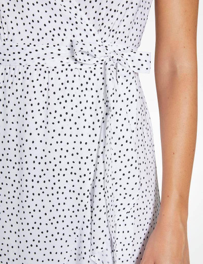 Легкое пляжное платье Ysabel Mora 85718 белый/черный, Цвет: белый/черный, Размеры: XL, изображение 3