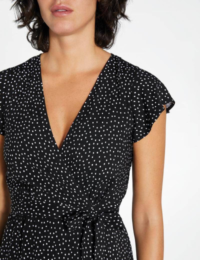 Легкое пляжное платье Ysabel Mora 85718 черный/белый, Цвет: черный/белый, Размеры: M, изображение 3