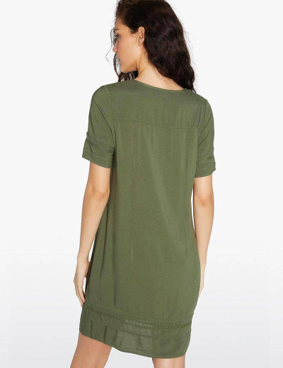 Легкое платье на пуговицах Ysabel Mora 85784, Цвет: хаки, Размеры: M, изображение 2