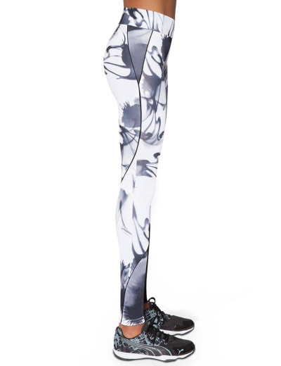 Спортивные леггинсы Bas Bleu CALYPSO 200 den, Цвет: черно-белый, Размеры: L, изображение 3