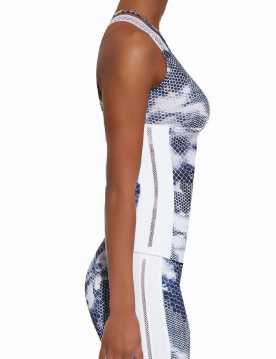 Майка для фитнеса Bas Bleu CODE TOP 50 200 den, Цвет: голубой, Размеры: S, изображение 4