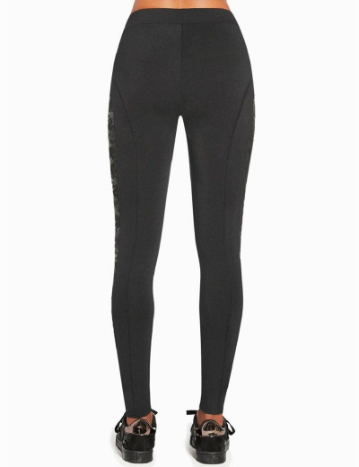 Спортивные леггинсы Bas Bleu COMBAT 200 den, Цвет: черный, Размеры: L, изображение 2