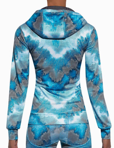 Толстовка для фитнеса Bas Bleu ENERGY BLOUSE 200 den, Цвет: мульти, Размеры: S, изображение 2