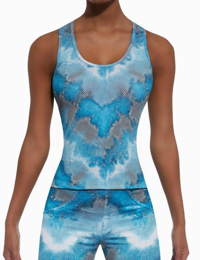 Спортивная майка Bas Bleu ENERGY TOP 50 200 den, Цвет: мульти, Размеры: S, изображение 3