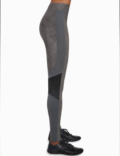 Леггинсы для спорта Bas Bleu FLINT 300 den, Цвет: серый, Размеры: L, изображение 3