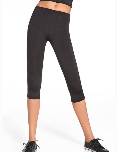 Бриджи для спорта Bas Bleu FORCEFIT 70 200 den, Цвет: черный, Размеры: L, изображение 2