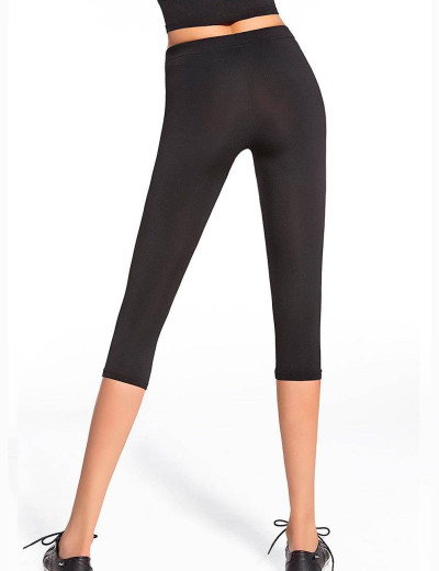 Бриджи для спорта Bas Bleu FORCEFIT 70 200 den, Цвет: черный, Размеры: L, изображение 3