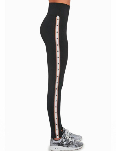 Леггинсы для фитнеса Bas Bleu STARS 200 den Black, Цвет: черный, Размеры: L, изображение 2