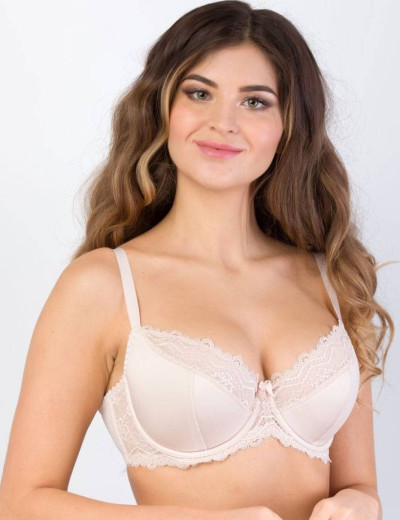 Бюстгальтер полумягкий Elli 3090 серебристый пион, Цвет: серебристый пион, Размеры: 95F, изображение 2