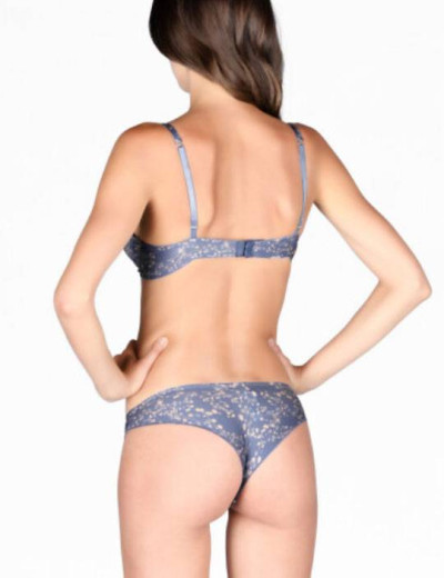 Комплект пуш-ап и бразилиана Lormar GARDEN Gar51118 denim, Цвет: denim (джинс), Размеры: 65B, изображение 2